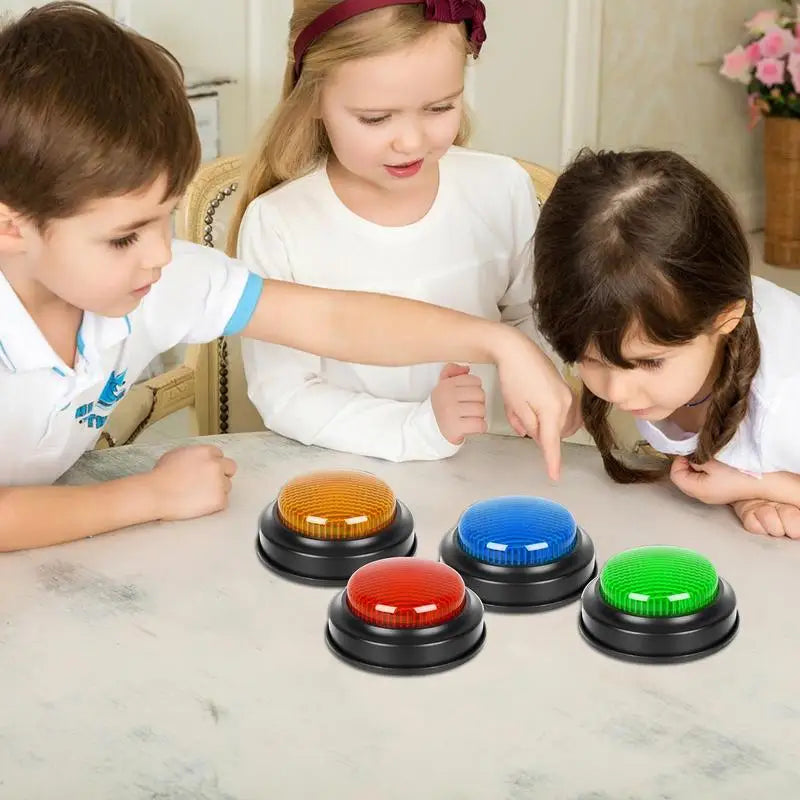 Game Buzzer Alarm 4-Piece Quick Answer Game Show Prop Game Buzzer For Answering For Classroom Debate Competition Guessing Zpaxo