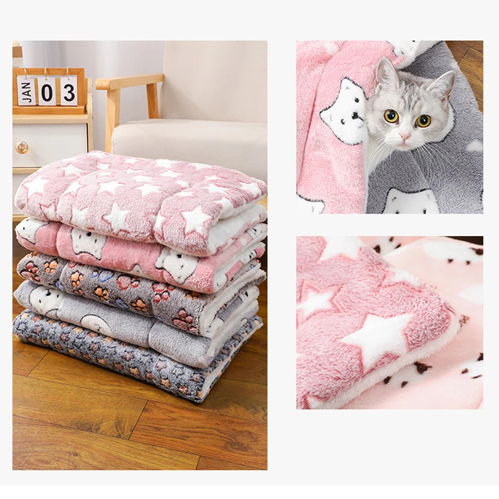 Double-sided Pet Mat Warm Winter Skin-friendly Small Dogs Medium Cats