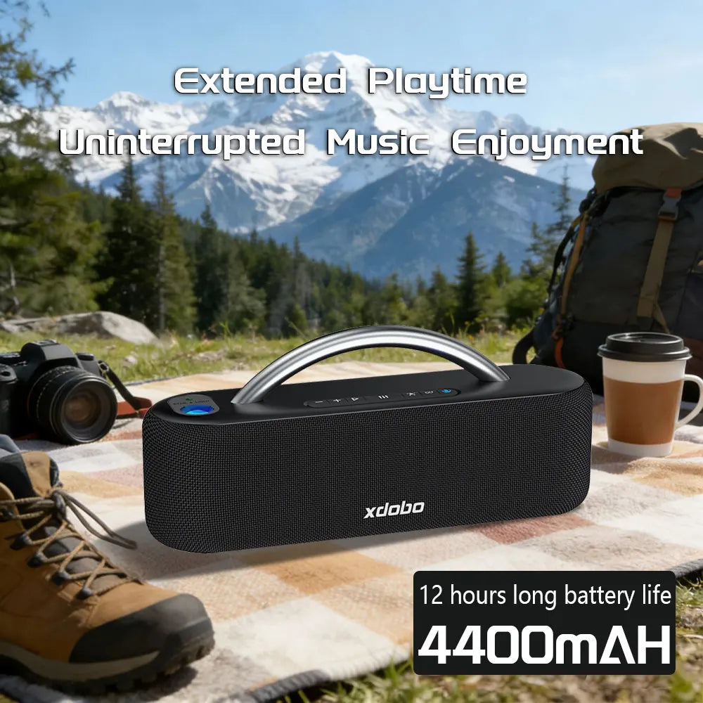 XDOBO Bluetooth Speaker Wireless 100W Deep Bass Subwoofer Portable Zpaxo