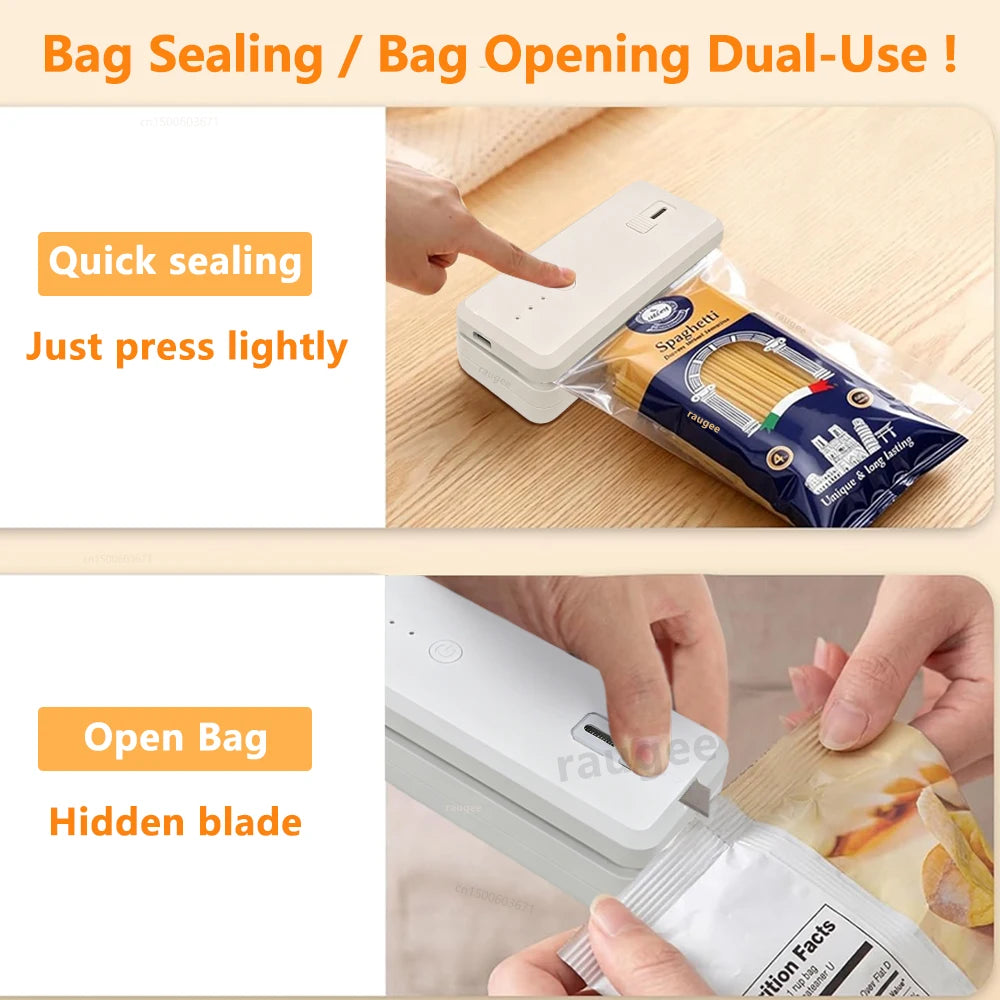 Mini Heat Sealer Portable Plastic Bag Sealing Machine Handheld