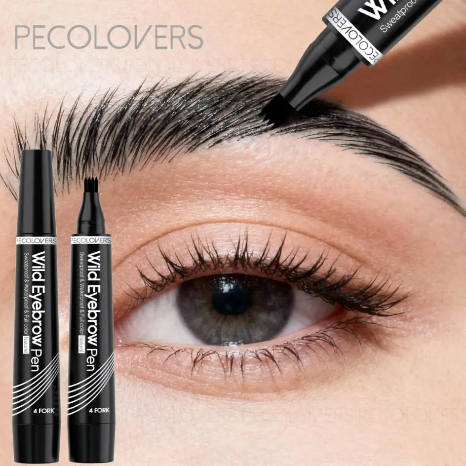 1pc Waterproof Eyebrow Pencil Ultra-Fine Tip Available in Multiple Colors Fast Drying an Essential Makeup Tool for Everyday Use Zpaxo
