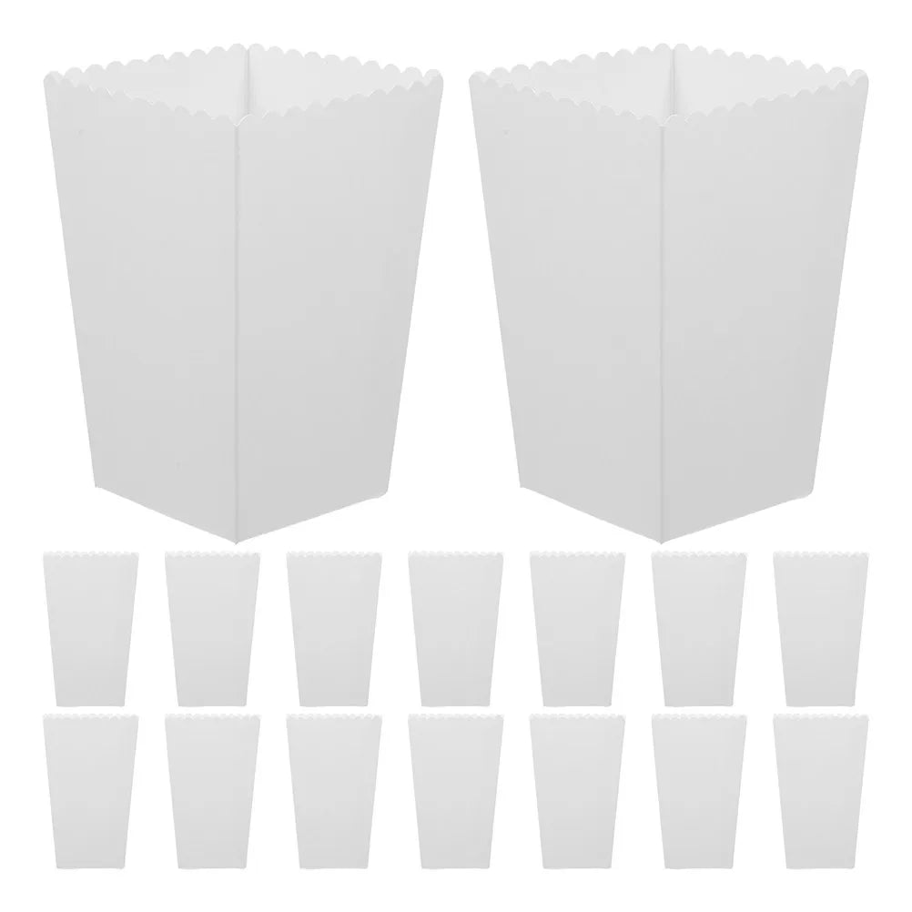 Food Takeout Boxes Small Popcorn Bucket Paper Bulk Party Movie Night