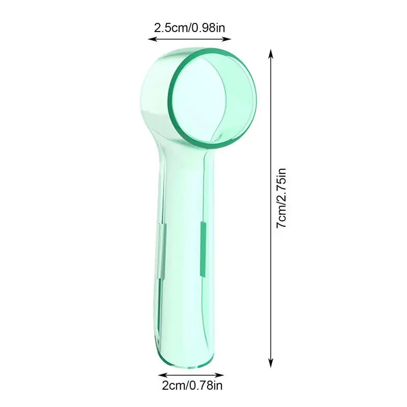 Toothbrush Dustproof Covers Caps Compatible With Braun Oral Electric Toothbrush Round Replacement Brush Heads Series Protector Zpaxo