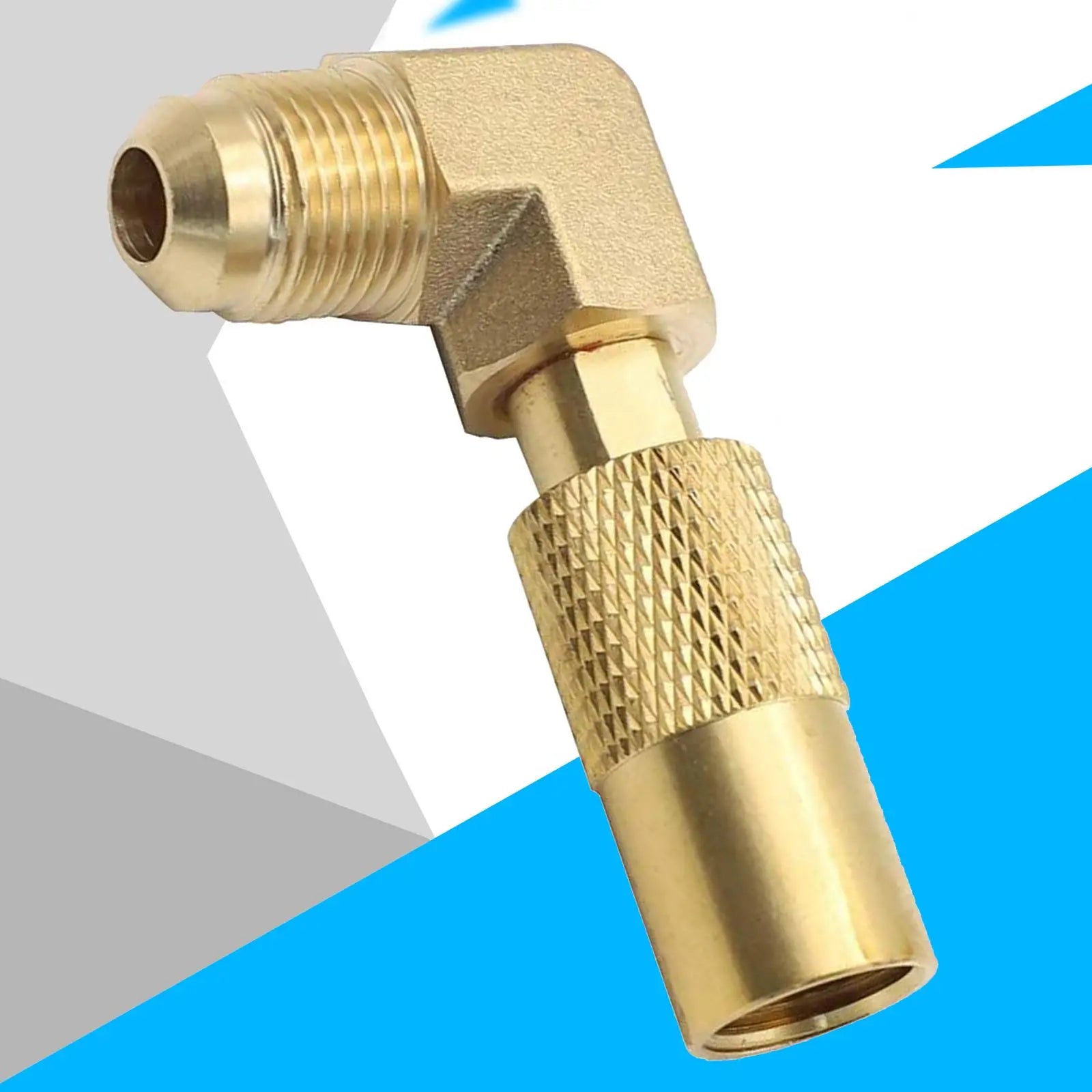 Propane Elbow Fitting Replace Low Pressure Gas Griddle Portable Quick Connect for 17" and 22" Grill 3/8 inch Propane Adapter Zpaxo