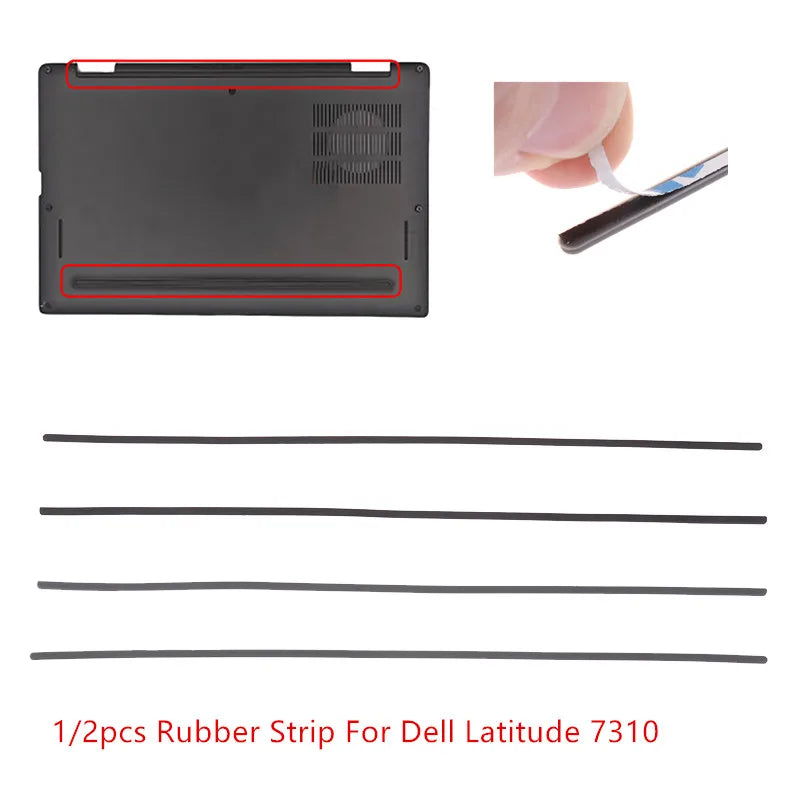 1 Laptop Rubber Strip Dell Latitude 7310 DIY Bottom Case Foot Pad