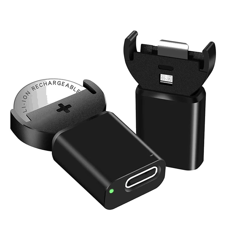 USB Type-C Plug Li-ion LIR2032 LIR2025 ML2032 ML2025 CR2032 Coin Button Cell Battery Adapter USB C Charger Fast Charging Charger Zpaxo