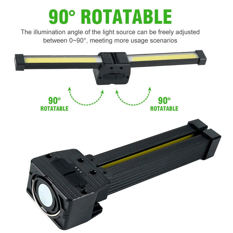 7-speed Dimming Flash Gym Lamp Posing Portable Magnet LED Hanging