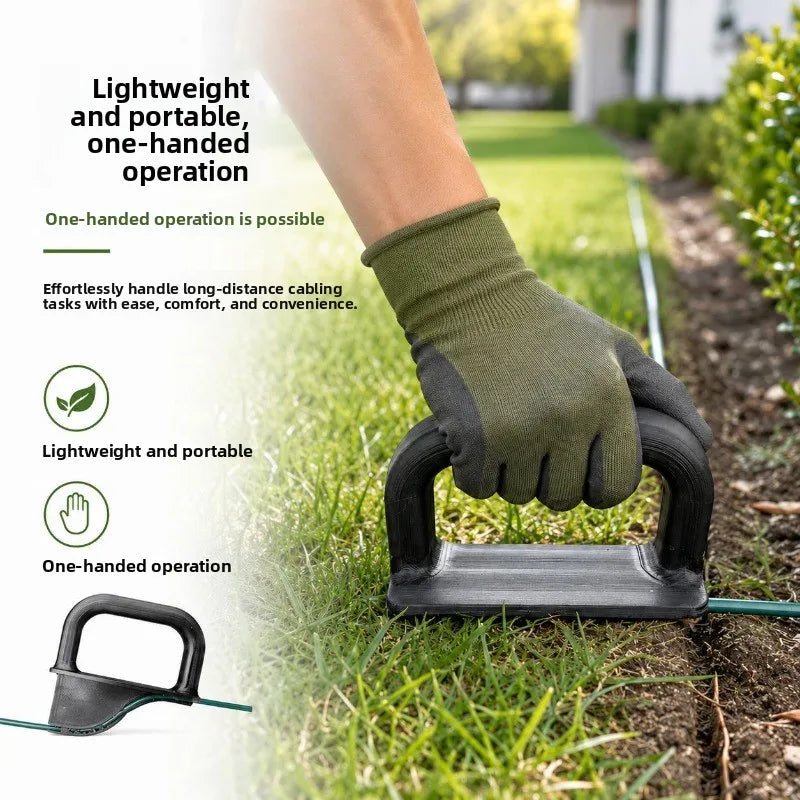 Boundary Wire Insertion Tool for Robotic Lawn Mowers