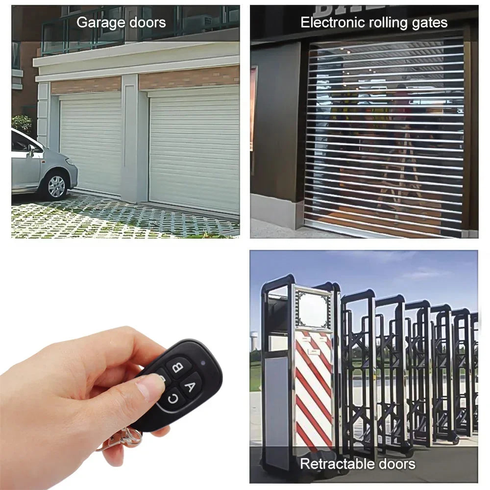 1PC Remote Control 433mhz Car Key Garage Door Gate Opener Controller Duplicator Clone Cloning Code Zpaxo