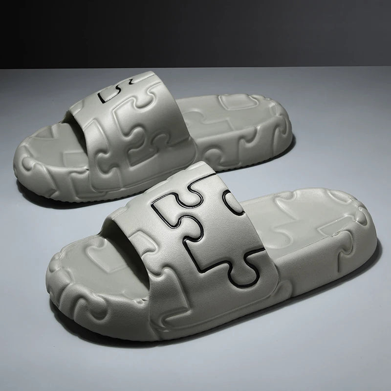 Platform Men Slippers Soft EVA Women's Fashion Flip Flops Outdoor