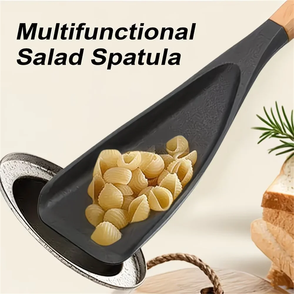Multifunction Silicone Cooking Spoon Spatula Nonstick Cookware Heat Zpaxo
