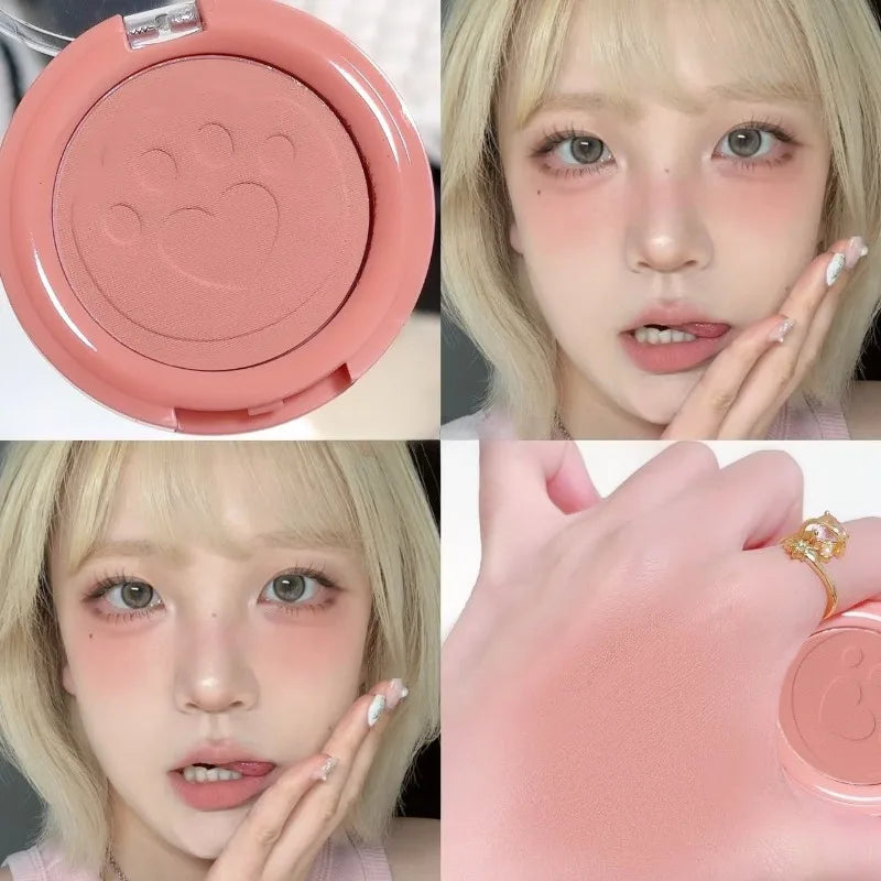 Three Dimensional Relief Blush Natural Tender Delicate Makeup Peach