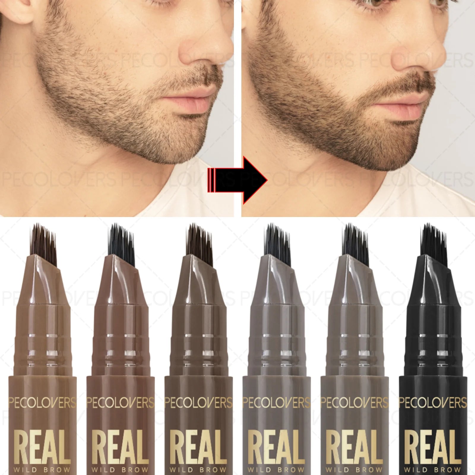Multifunctional Liquid Eyebrow Pencil Hair Dye Pencil-waterproof Zpaxo