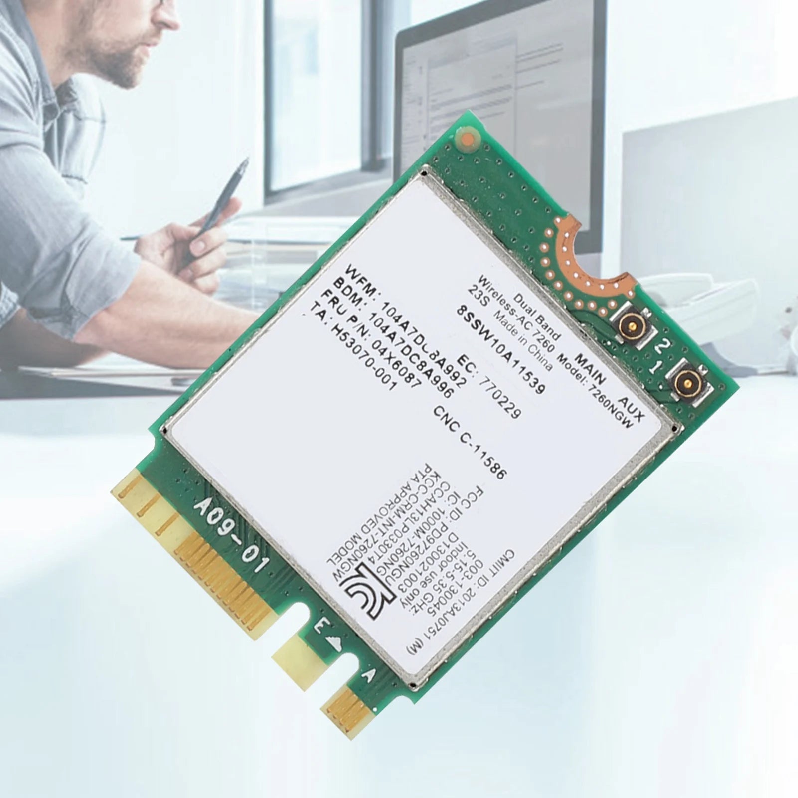 Dual Frequency Wireless Network Card For Intel 7260AC 7260NGW Dual band Wireless Network Card for Lenovo IBM Thinkpad FRU04X6087 Zpaxo Default Title