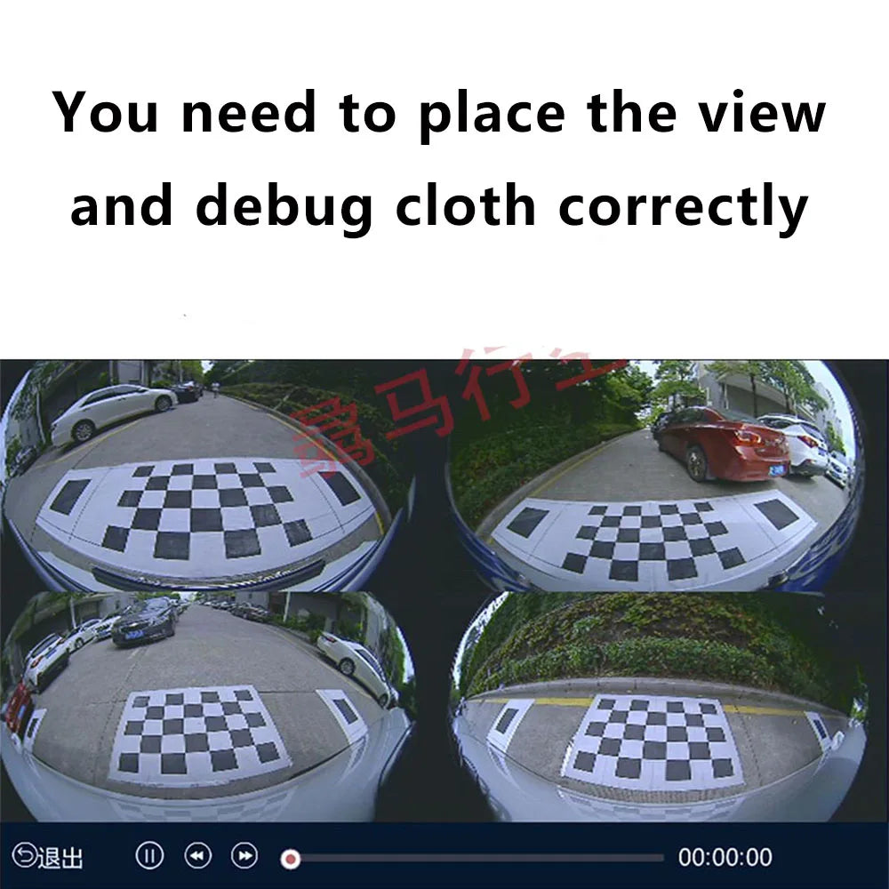 Debugging Cloth Correction 360 Panoramic Surround-view Image System