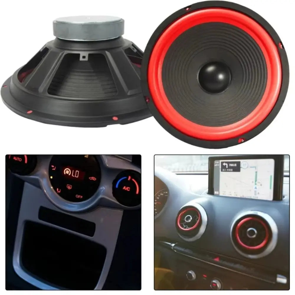 Universal Car 4 Ohms Speakers Durable Non-deforming Coaxial Subwoofer Zpaxo