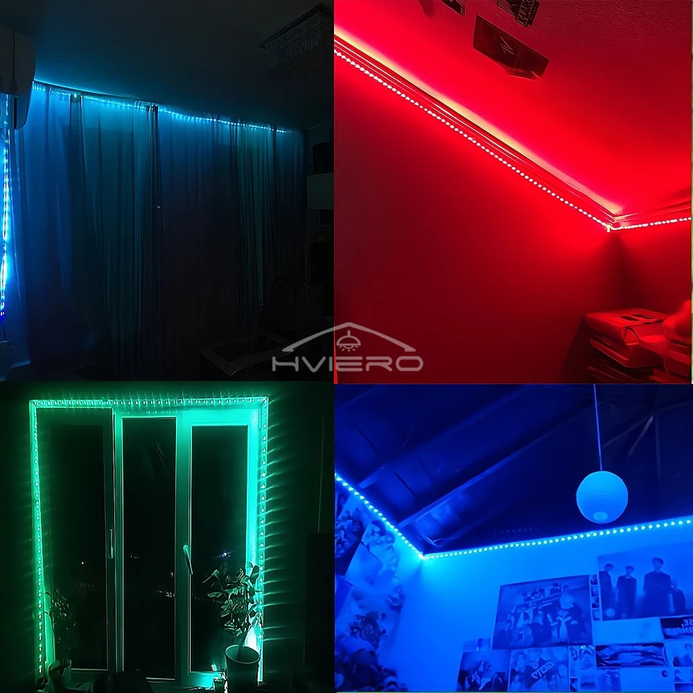 5M 300 LED SMD2835 Flexible Strip Light – RGB & White 12V LED Strip Light Zpaxo