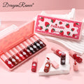 10 Pack Lipstick Water Stain Lip Lotion Lipstick Lasting Color Film Lipstick Water Light Stain Lipstick Water Non fading Lipstic Zpaxo caomeiranchunye