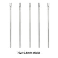 ▶0.8mm Doll Hair Reroot Needle Kit Repaint Baby Head Reborn Hair Rooting Tools Wig Making Supplies Accessories Set Zpaxo A2