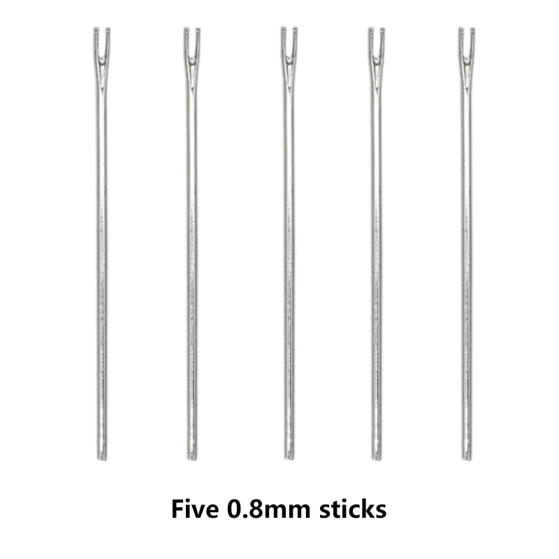 ▶0.8mm Doll Hair Reroot Needle Kit Repaint Baby Head Reborn Hair Rooting Tools Wig Making Supplies Accessories Set Zpaxo A2