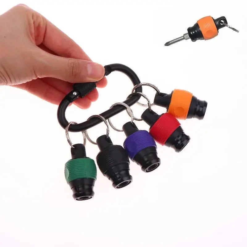 1/4 Inch Extension Bar Ball Grip Screwdriver Bit Holder With Keychain Portable Drill Screw Adapter Fast Change Hand-held Holder Zpaxo