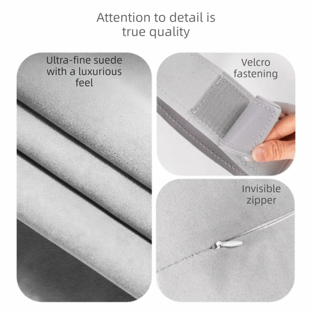 Superfine Mohair Car Headrest Lumbar Support Seasonally Versatile Zpaxo