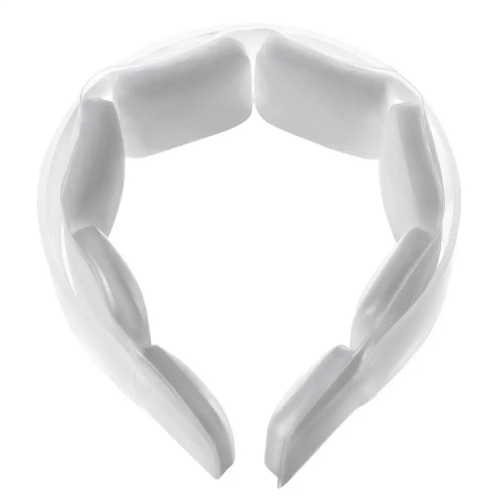 Natural Cooling Cube Cooling Neckband Indoor Wearable Ice Ring Cooler Reusable 18℃/64℉ Freeze for Hot Summer Outdoor Work Sports Zpaxo White
