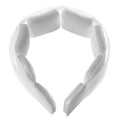 Natural Cooling Cube Cooling Neckband Indoor Wearable Ice Ring Cooler Reusable 18℃/64℉ Freeze for Hot Summer Outdoor Work Sports Zpaxo White
