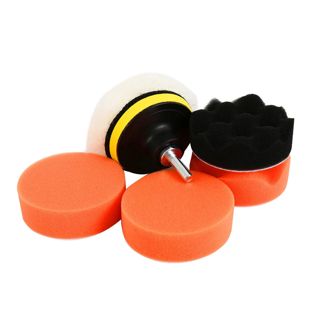 3inch Car Polishing Pad Kit 6/12PCS Sponge Polish Pads Remove Scratches Car Buffing Waxing Cleaning Set for Polisher Buffer Tool Zpaxo 6pcs 3 inches