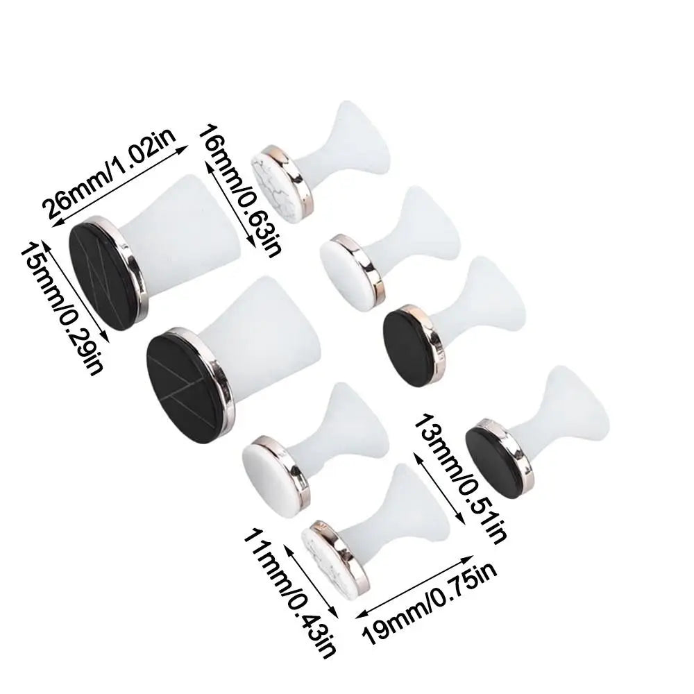 Silicone Toe Separator Reusable Washable Nail Art Spacer Soft Zpaxo