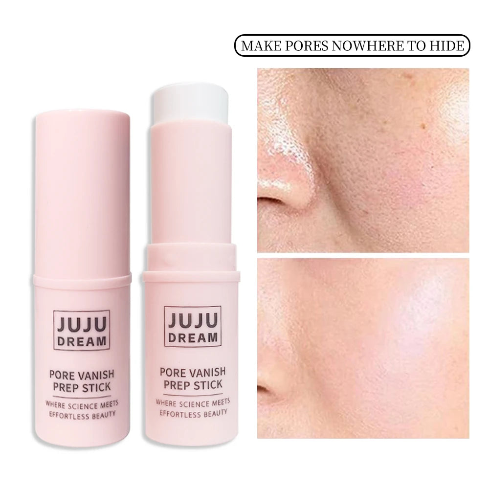 JUJU DREAM Pore Vanish Prep Stick - Pore Minimizing Primer Stick, Oil Control Face Base for Smooth Makeup Zpaxo