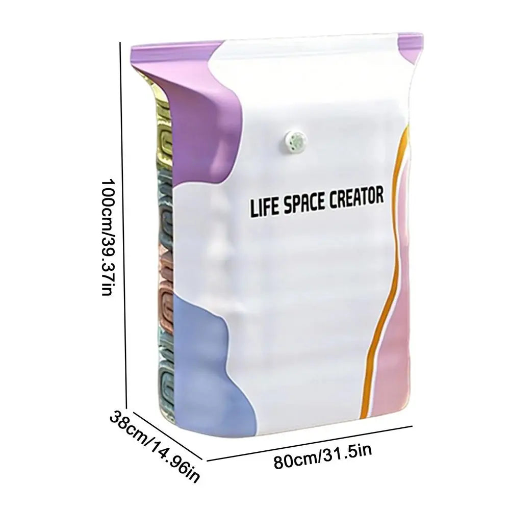 Vacuum Compression Bags No Pump Needed Moistureproof Durable Large