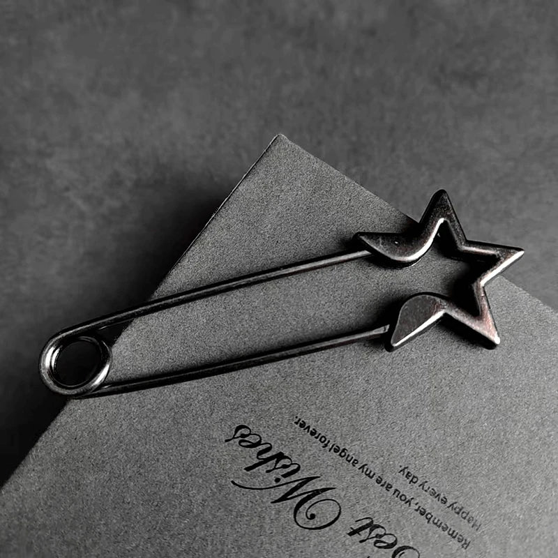 Retro Large Metal Safety Pin – Zinc Alloy for Jeans & Scarves