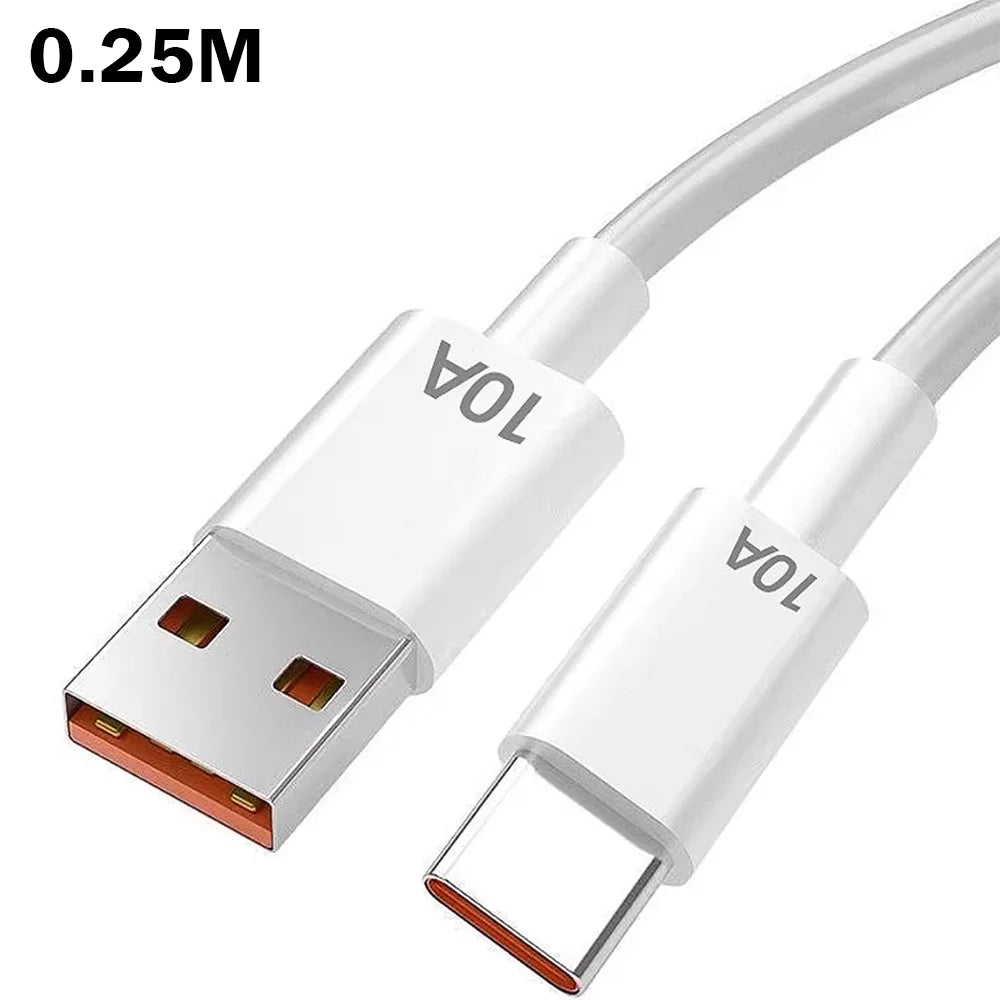 120W 4-Port USB-C Fast Charger | Quick Charge 3.0 Wall Adapter USB Wall Charger Zpaxo 0.25M 10A Cable