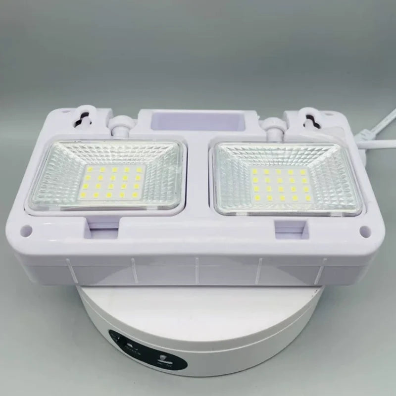 Dual-Head LED Emergency Light 360° Auto Power Failure Lamp Emergency LED Lamp Zpaxo