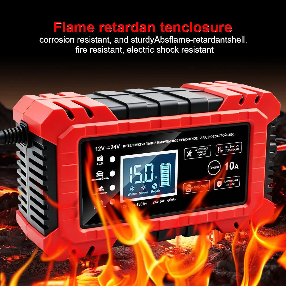 Digital LCD Display EU Plug Overvoltage Protection Intelligent Pulse