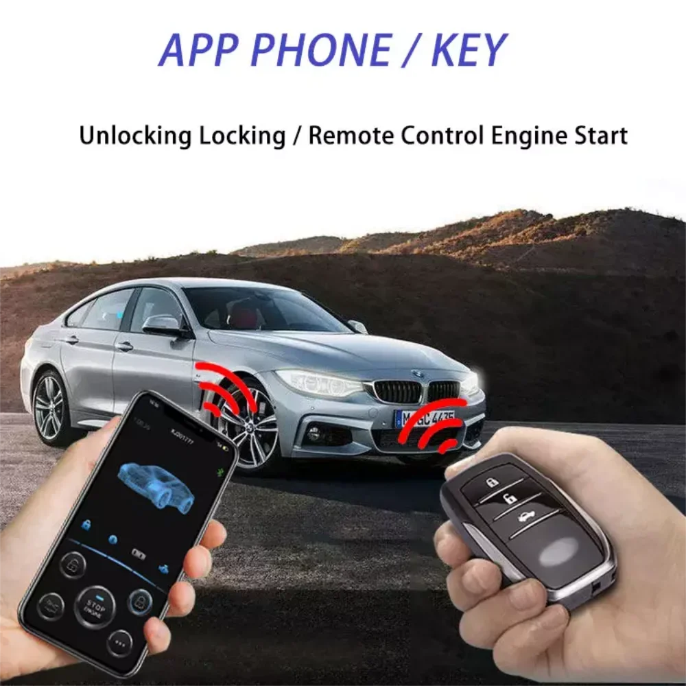 Car Remote Start Stop Bluetooth Mobile Phone APP Control Engine