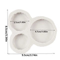 1PC Macaron Silicone Molds Fondant Cake Mold Chocolate Dessert Mould Kitchen Baking Cake Decorating Tools Candle Molds Zpaxo 1PC