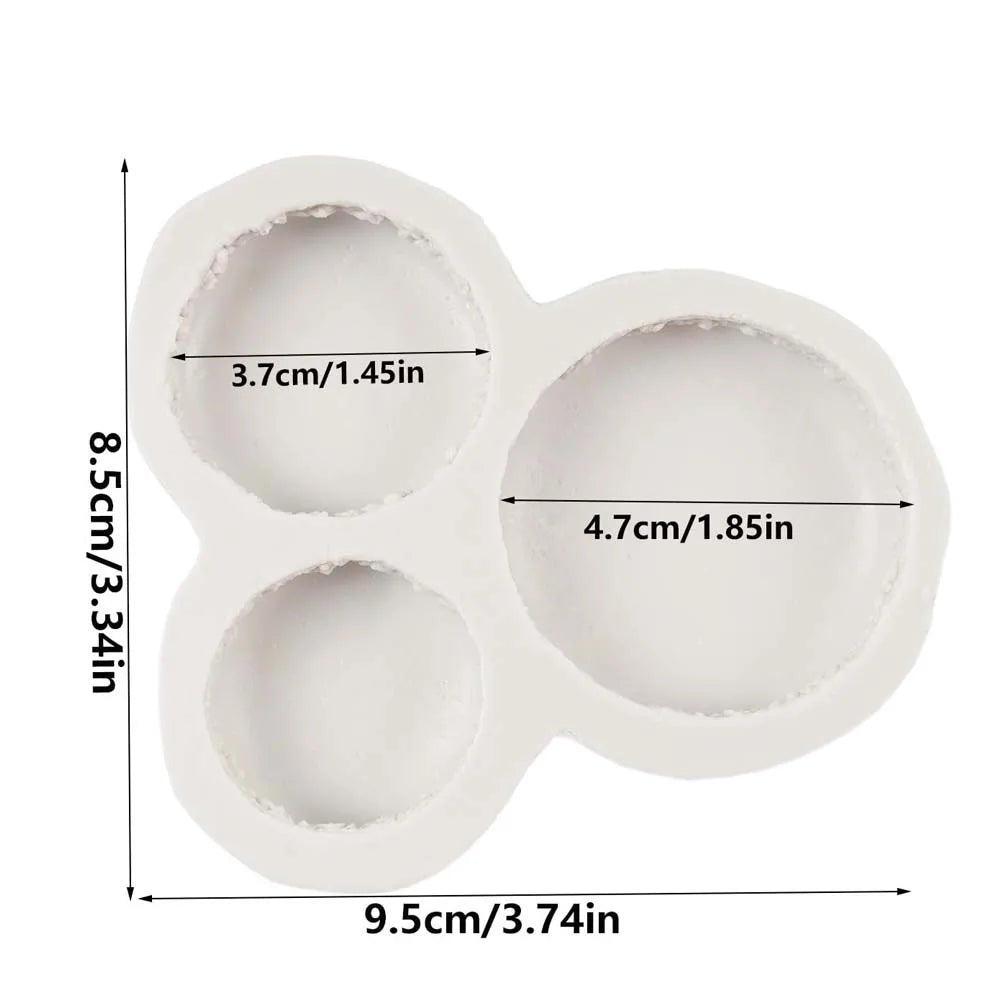 1PC Macaron Silicone Molds Fondant Cake Mold Chocolate Dessert Mould Kitchen Baking Cake Decorating Tools Candle Molds Zpaxo 1PC