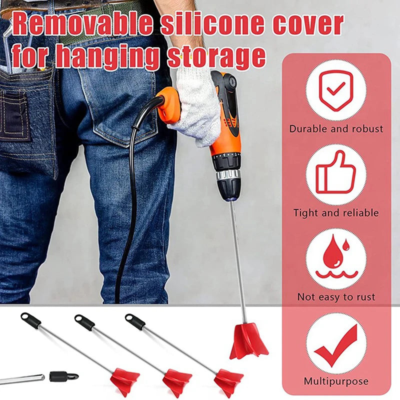 Hex Shaft Plaster Paint Mixing Paddle Electric Drill Mortar Tool Mud Zpaxo