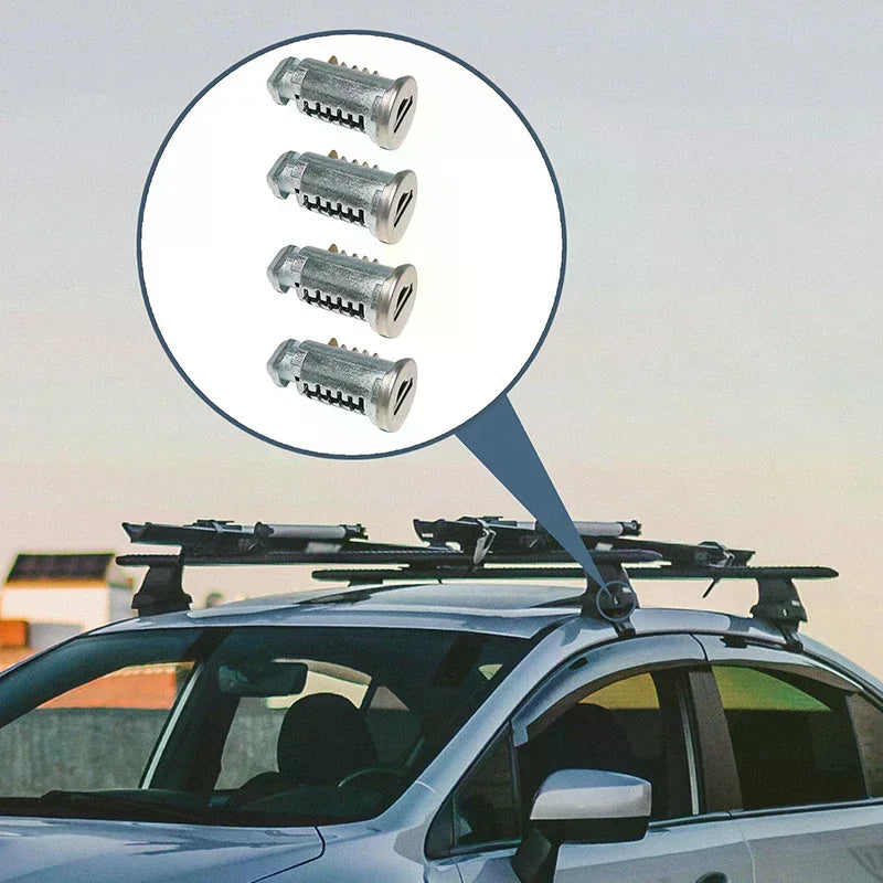 Roof Rack Locks Keys Lock Core Parts Cylinder Kits Car System Luggage Zpaxo
