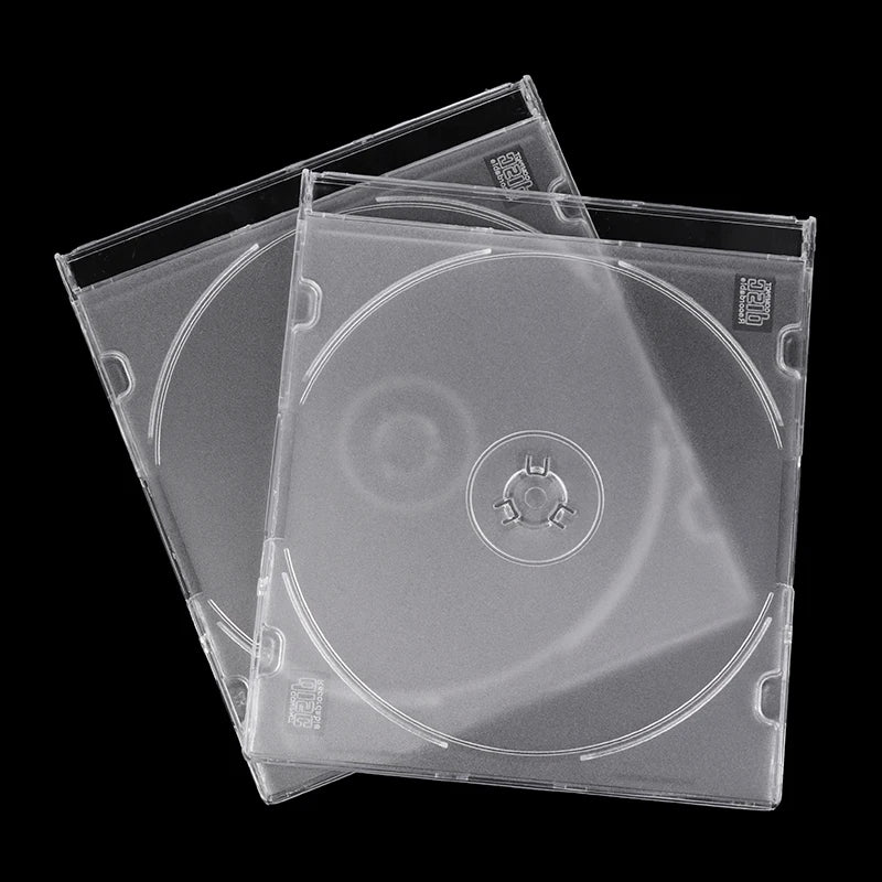 Clear Acrylic CD Storage Case Stand DVD Holder Rack Zpaxo