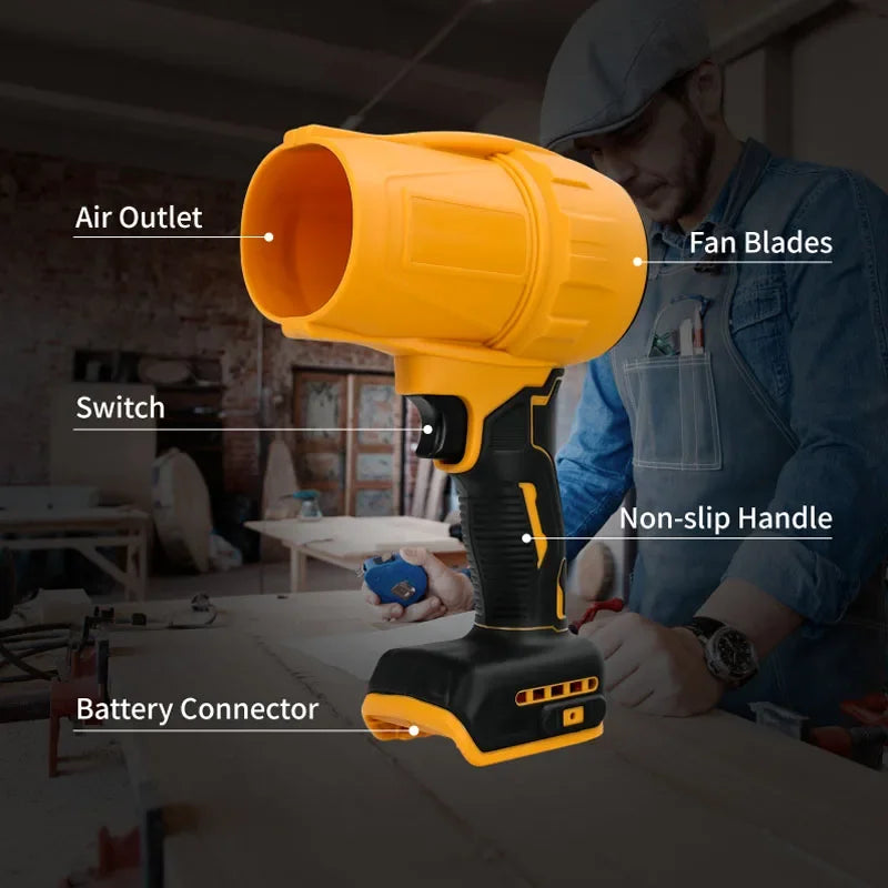 Fit Dewalt 20V Battery Air Blower Jet Turbo Fan Portable Violent