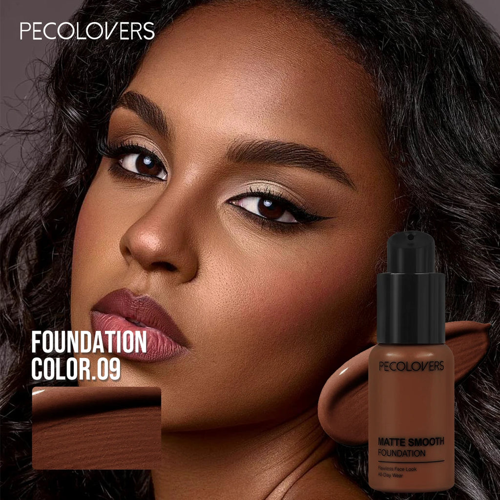 1PC High Coverage Long-Lasting Foundation, Waterproof and Sweatproof Without Flaking, Lightweight and Seamless Zpaxo 09