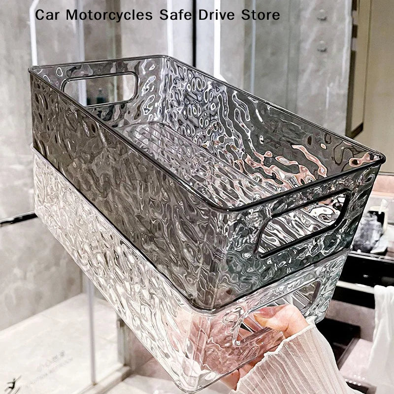 CMGlacier Patterned Cosmetics Storage Box Light Luxury Beauty