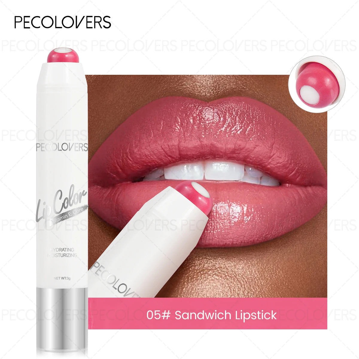 Nude Sandwich Jelly Solid Lipstick Women Long Lasting Moisturizing Non Fading Solid Lip Gloss Waterproof Lip Balm Makeup Zpaxo 05