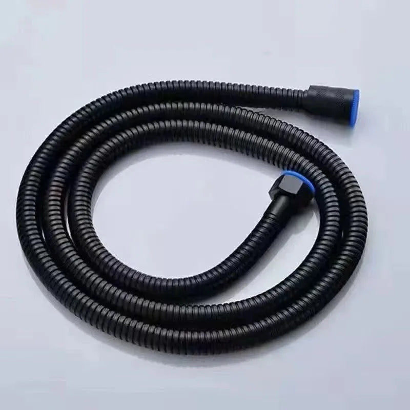 5 Modes Shower Head Adjustable High Pressure Water Saving Shower Head Water Massage Shower Head Hook Hose Bathroom Accessories Zpaxo 1.5m black pipe