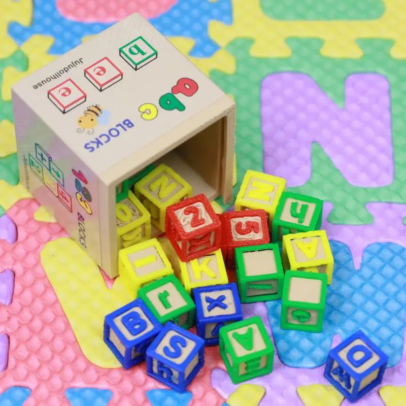 Lovely 1 6 Scale Miniature Doll House Building Block Assembly Model Zpaxo