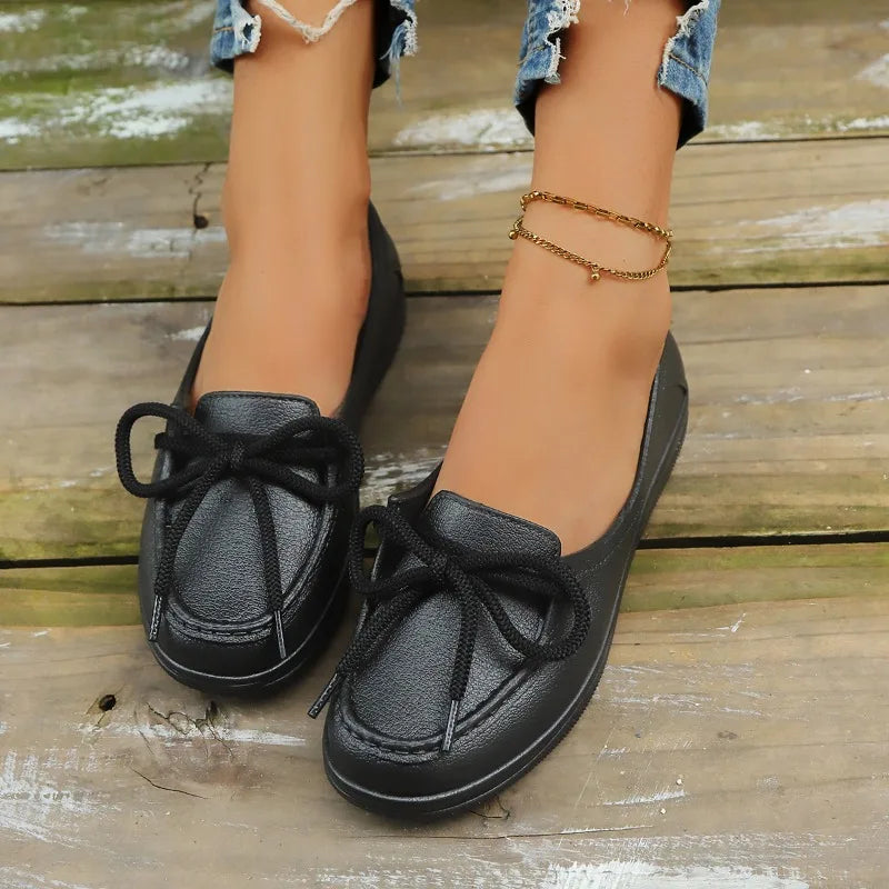 2026 Spring Autumn Shallow Mouth Casual Thick Soled Single Shoes Zpaxo