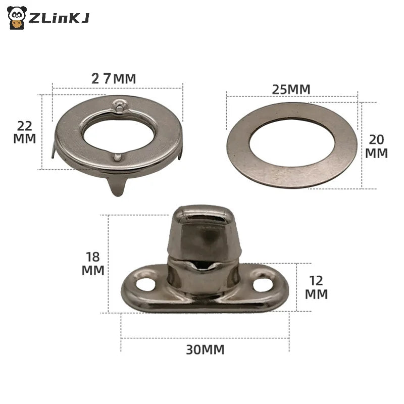5/10/20 Sets Marine Grade Twist Lock Fasteners Turn Button Eyelet And Stud, For Canvas Fastener Turn Buttons Zpaxo